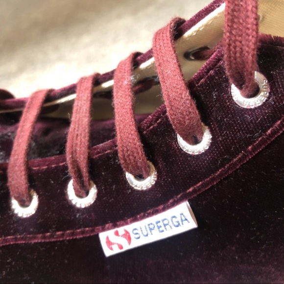 Superga Velvet High top Sneakers - Picture 2 of 4